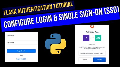 Python SSO | Implementing Direct Login & SSO in Flask with Auth0
