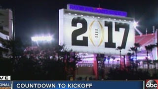 Countdown to kickoff at the National Championship in Tampa