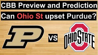 Purdue vs Ohio St Basketball Prediction/Can Ohio St upset Purdue? #cbb