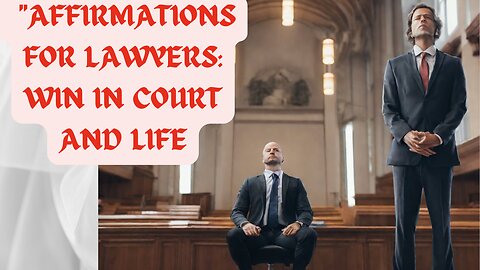 "Affirmations for Lawyers: Win in Court and in Life"