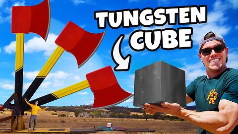 Can We Chop The World's Strongest Cube in Half!