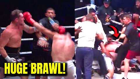 Darren Till Forces 'COWARD' Opponent To Quit. *HUGE BRAWL*