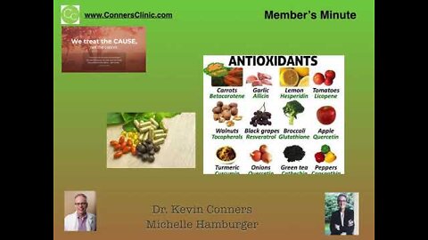 Member's Minute #4 - Antioxidants and Chemo | Dr. Kevin Conners - Conners Clinic