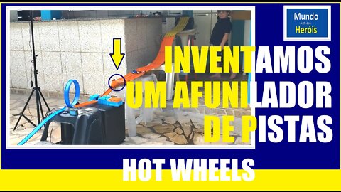 HOT WHEELS RACE IN PSICIN W/ 40 Carts - 4 lanes w/ funnel invented by the world Arth - Corrida de HOT WHEELS NA PSICINA C/ 40 Carrinhos - 4 pistas c/ afunilador inventado pelo mundo Arth