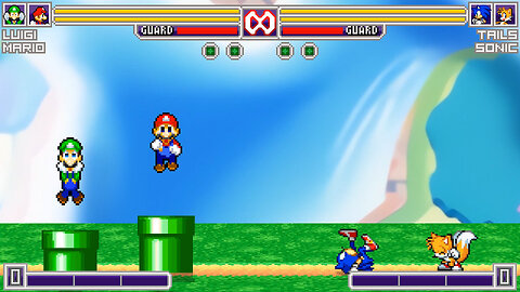 MUGEN - Mario & Luigi vs. Sonic & Tails - Download