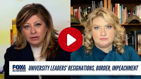 Rep. Cammack Joins Maria Bartiromo To Discuss University Leaders' Resignations, Border, Impeachment