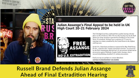 Russell Brand Defends Julian Assange Ahead of Final Extradition Hearing