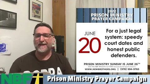 Prison Ministry Prayer Campaign 2022 - Day 20