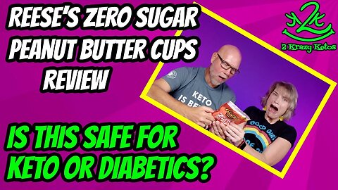 Review of Reese's Zero Sugar Peanut butter cups | Is this candy safe for diabetics, keto or kids?