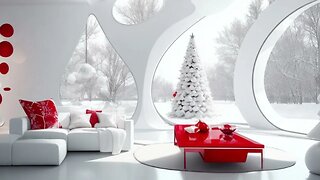 Candy Colored Christmas Red Interior Design Inspiration Ideas