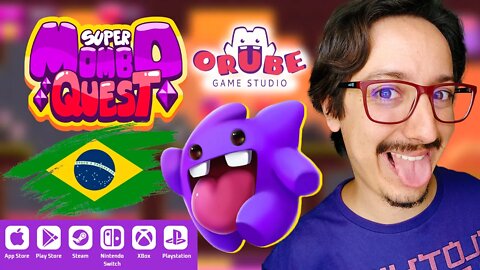 JOGO BRASILEIRO IMPERDÍVEL!!! Super Mombo Quest! A arte de LAMBER TUDO! Nintendo Switch