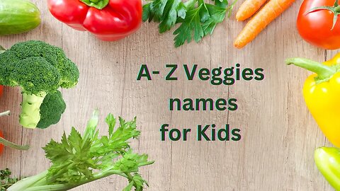 A- Z vegetables names