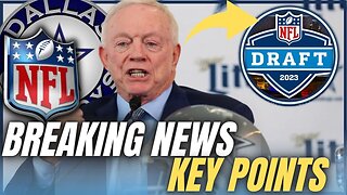🔥 BREAKING NEWS | NFL Draft Key Points | dallas cowboys news