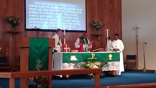 Bishop Patrick Augustine Celebrating The Holy Eucharist