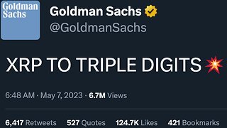 XRP Ripple Goldman Sachs BOMBSHELL, Swift Global Payments WILL USE XRP, PROOF IS HERE...