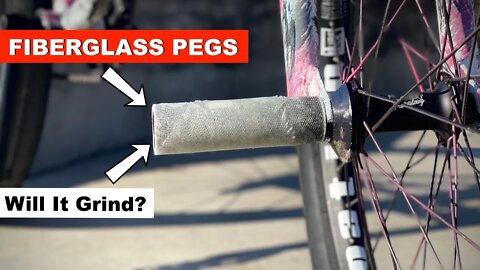 ** FIBERGLASS BMX PEGS ** - Will It Grind?