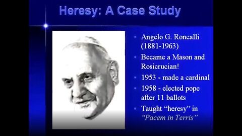 Bill Schnoebelen - "Rosicrucian" Pope John XXIII