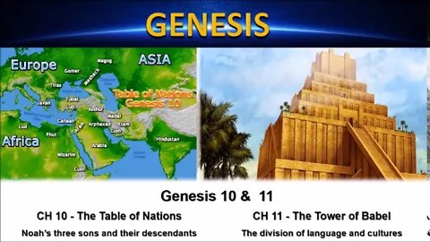 Genesis 10 & 11 - The Table of Nations & The Tower of Babel - Calvary Chapel Fergus Falls