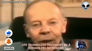 UFO Technology Testimony By A FBI Informant... #VishusTv 📺