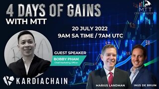 MUST WATCH - INTERVIEW WITH #KARDIACHAIN DAY 4 of 4 Days of GAINS! #KAI #ONE #BTC