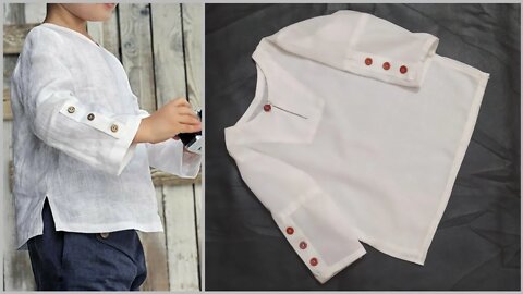 Stylish BOY Kurta Cutting & Stitching For Summer