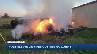 Possible arson, fires costing Oklahoma ranchers