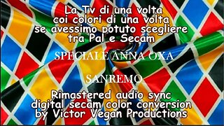 La Tv di una volta coi colori di una volta: Anna Oxa a Sanremo