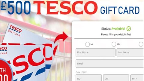 Grab Your Tesco Gift Card Now!