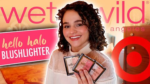 Wet n Wild Hello Halo Blushlighter at Target | FULL COLLECTION & SWATCHES | Carolyn Marie