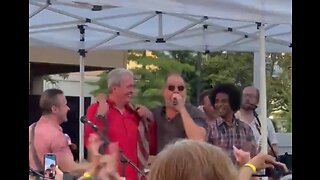 Lead Singer Admonishes Crowd For BOOING Democrat Gov Phil Murphy