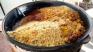 WEDDING PILAF | Popular street food in Uzbekistan | PILAF CENTER How to prepare