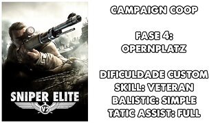 Sniper Elite V2 - Coop - Fase 4 - Dificuldade Custom