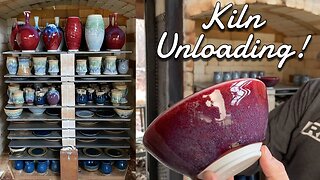 Extremely Full Gas Kiln - Unloading!