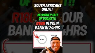 South Africans Only - Get Paid R1801 Into Your Bank Account In 24Hrs - No Money Out Of Pocket!