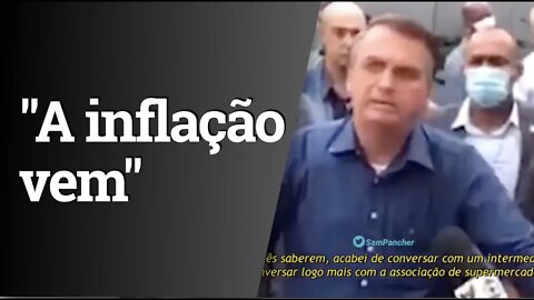 Bolsonaro pede que donos de supermercados tenham 'patriotismo' e fala em inflação