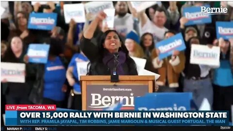 VIDEO | Bernie Sanders Intro'd by Trotskyite Socialist Kshama Sawant - True Agenda Reveal