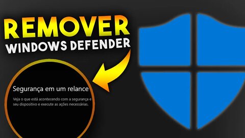 Como DESATIVAR o WINDOWS DEFENDER PERMANENTE do Windows 10 ‹ 2022 ›