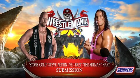 WWE 2k22 Stone Cold Steve Austin vs Bret Hart in a Submission Match