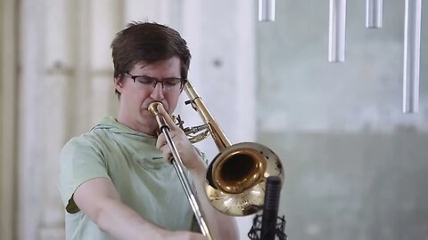 Alois Eberl (trombone) @aloiseberlmusic & Anna-Maria Hefele @AnnaMariaHefele LAMBDOMA improvisation
