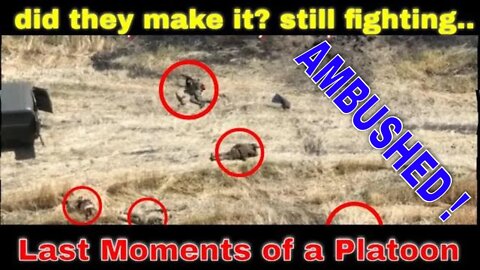 Combat Footage Drone: A Ukraine Platoon is Shelled, Followed and Ambushed, yet they fought on. SHARE