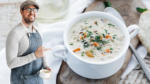 Creamy Chicken and Wild Rice Soup recipe