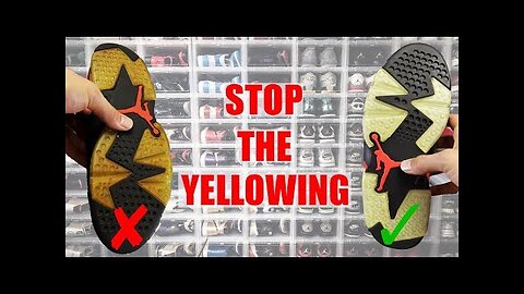 STOP Yellowing And Preserve Sneakers
