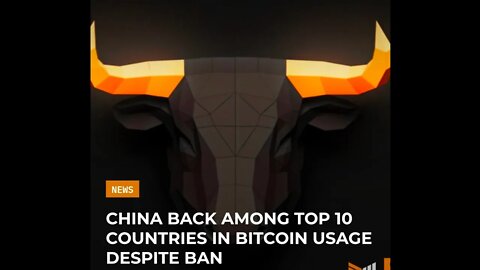 CHINA BACK AMONG TOP 10 COUNTRIES IN BITCOIN USAGE | Crypto News | Crypto Mash News #crypto #shorts