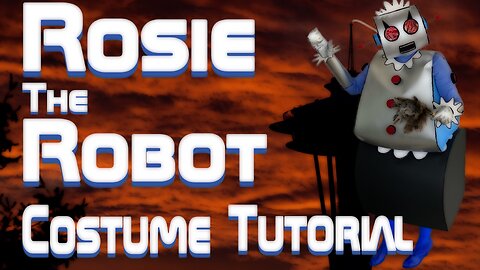 Rosie the Robot, from The Jetsons costume tutorial. This is Cal O'Ween!