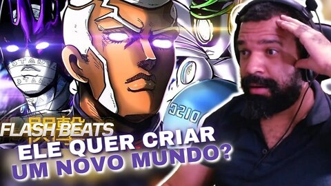 REAGINDO AO Rap do Pucci (Jojo's Bizarres Adventure) - MADE IN HEAVEN // Flash Beats