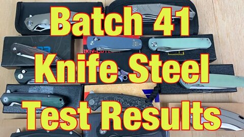 Batch 41 Knife Steel PMI Test Results / Is the steel real ? / Here’s the truth !!