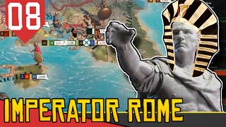 Uma GUERRA Super Difícil Contra MACEDÔNIA - Imperator Rome Egito #08 [Gameplay PT-BR]
