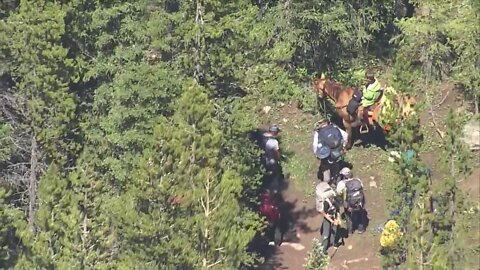 AIRTRACKER7 flies over Rawah Wilderness in Larimer County after 14-year-old teenager is found safe