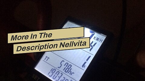 More In The Description Nellvita Multi Function Wireless Bike Cycling Computer Water Resistant...