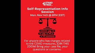 Stand4THEE Self-Representation Information Zoom Nov 14 2022